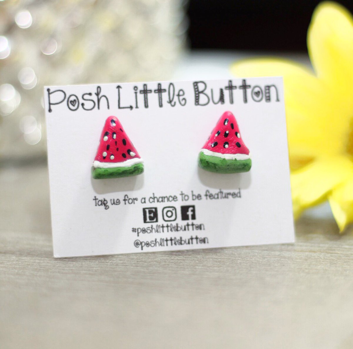 ShopThePosh's tweet photo. New earrings just hit the shop!💦🍉#Watermelon #accessories #new #release https://t.co/LJczqXYS7k