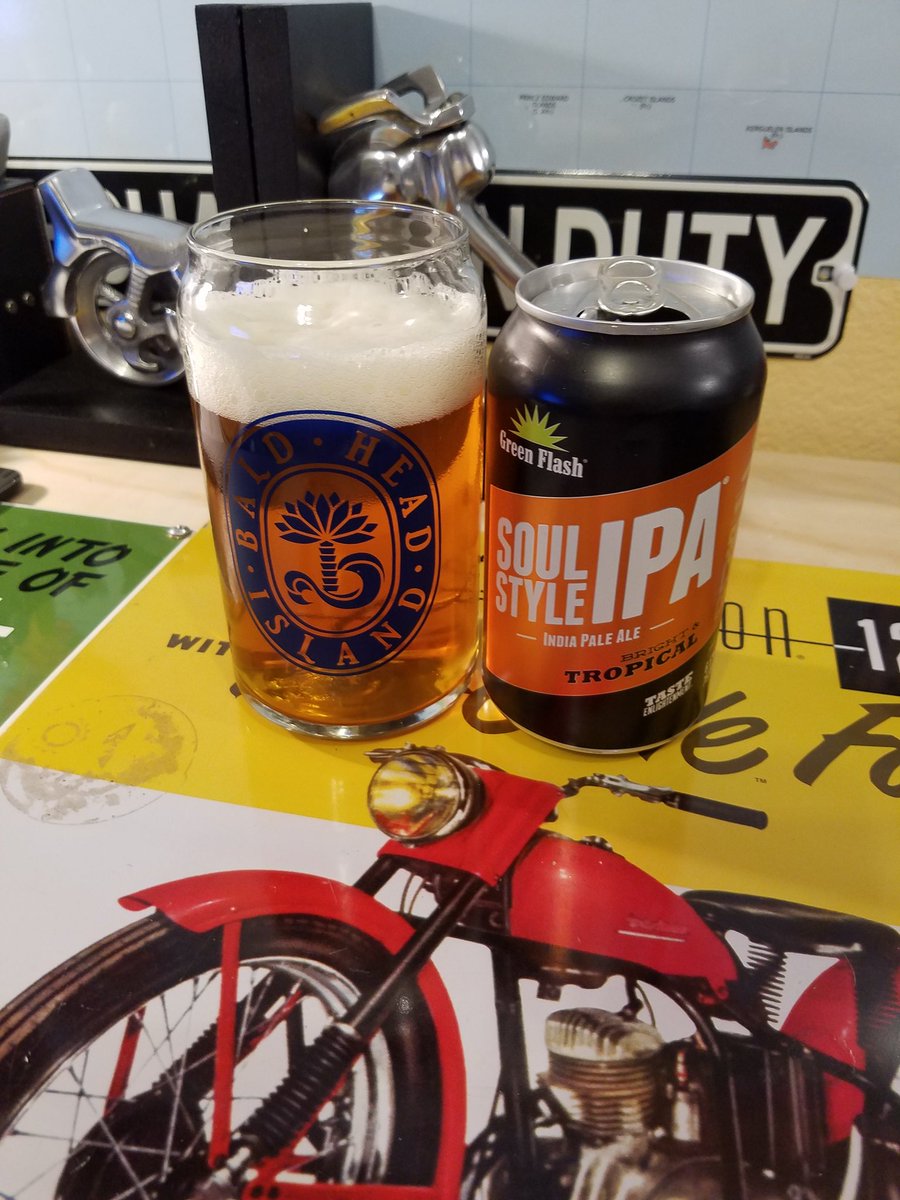 MotorcycleMarc's tweet photo. Nothing like a quality #IPA after another great week of #hardwork & #success in America.
@GreenFlashBeer
#SoulStyleIPA
#BaldHeadIsland https://t.co/Eqt4AhK2aR