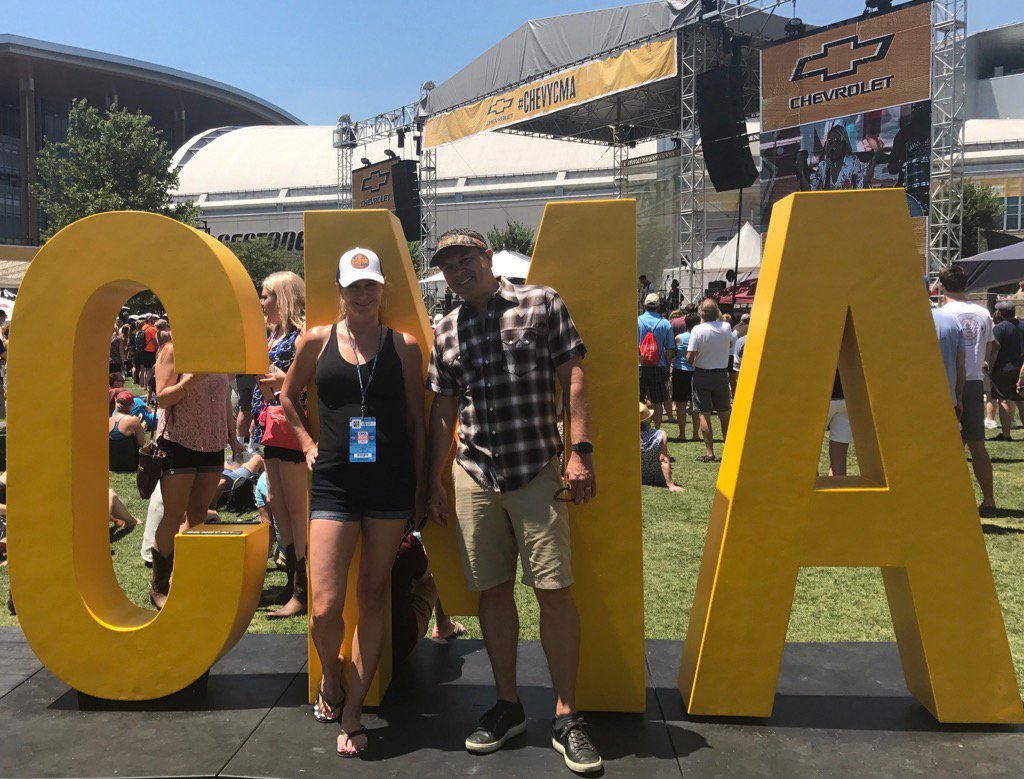 Making great memories with friends in great #Nashville at the #CMAFest