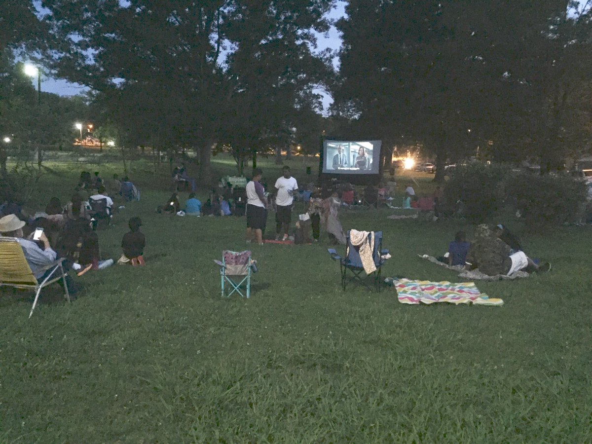 EmpowerCHA's tweet photo. We are having a great time at this summer's first movie night in East Lake, sponsored by Empower! https://t.co/Y5oyNCY1Pu