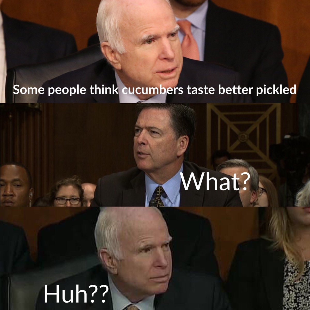 dankshake's tweet photo. #ComeyDay #ComeyHearings #ComeyMemo #McCainQuestions #McCain https://t.co/2pd6prz8m8