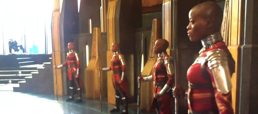 ForAllNerds's tweet photo. 9. The Dora Milaje at their posts https://t.co/N4PZpo3TxA