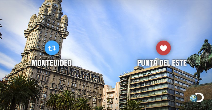 DiscoveryLA's tweet photo. ¿Te atreves a responder cuáles son las capitales de estos países? ¡Sí! ¡Empecemos por Uruguay! https://t.co/qF1iqZooRG