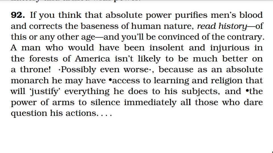 LockeOfLiberty's tweet image. An excerpt from the Second Treatise of Government that bears repeating. One of the many dangers of arbitrary power.