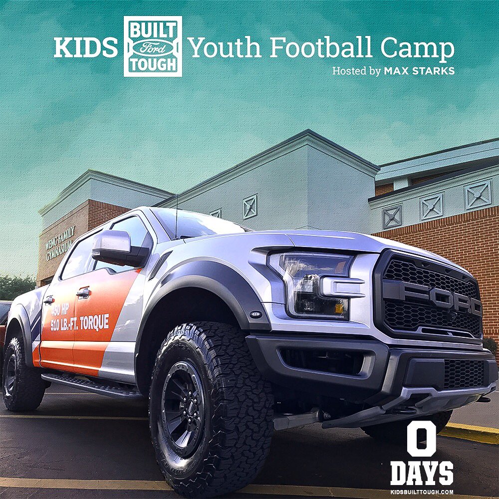 maxstarks78's tweet photo. The #RAPTOR is upon us! 

We're going #InTheTrenches tomorrow morning. 🌤 #HereWeGo @KidsBuiltTough 💪🏽 https://t.co/F6H66SyVqE
