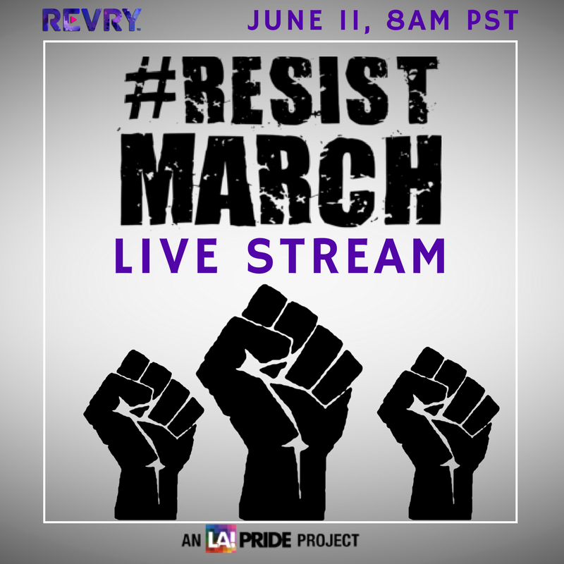 REVRYTV's tweet photo. Join the LA #ResistMarch this Sunday morning 8AM by watching the REVRY Live Stream. Follow us @REVRYTV REVRY https://t.co/n4XDTf7MBv https://t.co/ZU116tzsGV