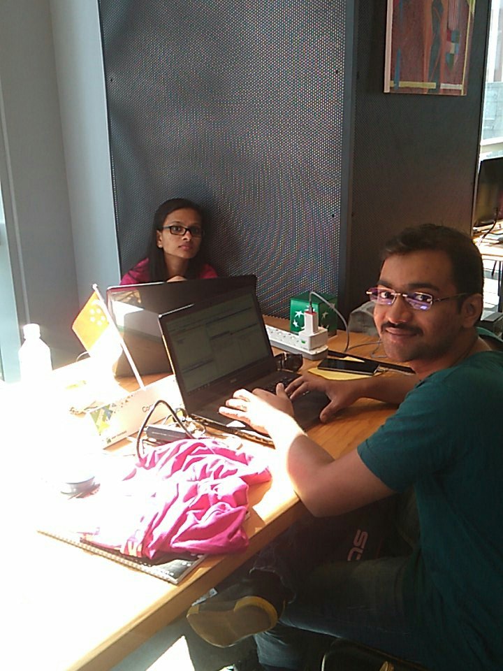 jyothisks's tweet photo. #internationalhackathon  #cognicor @cognicor  Second day!! https://t.co/HMrzk98UmB