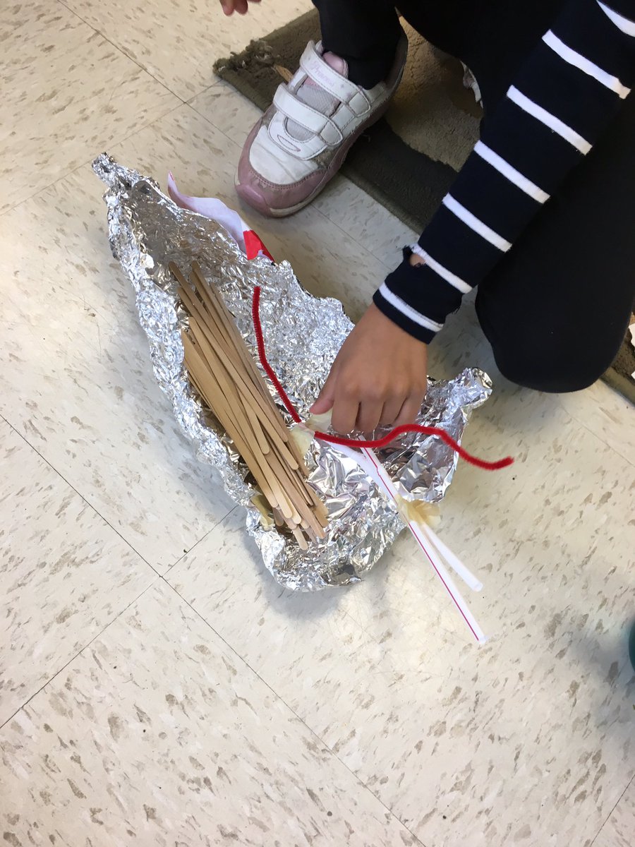 MrsMace_S's tweet photo. Some of our boats held 120 gems! Loved seeing the ideas kids had and hearing them talk about why they built their boats a certain way! https://t.co/76hdvxnlU6