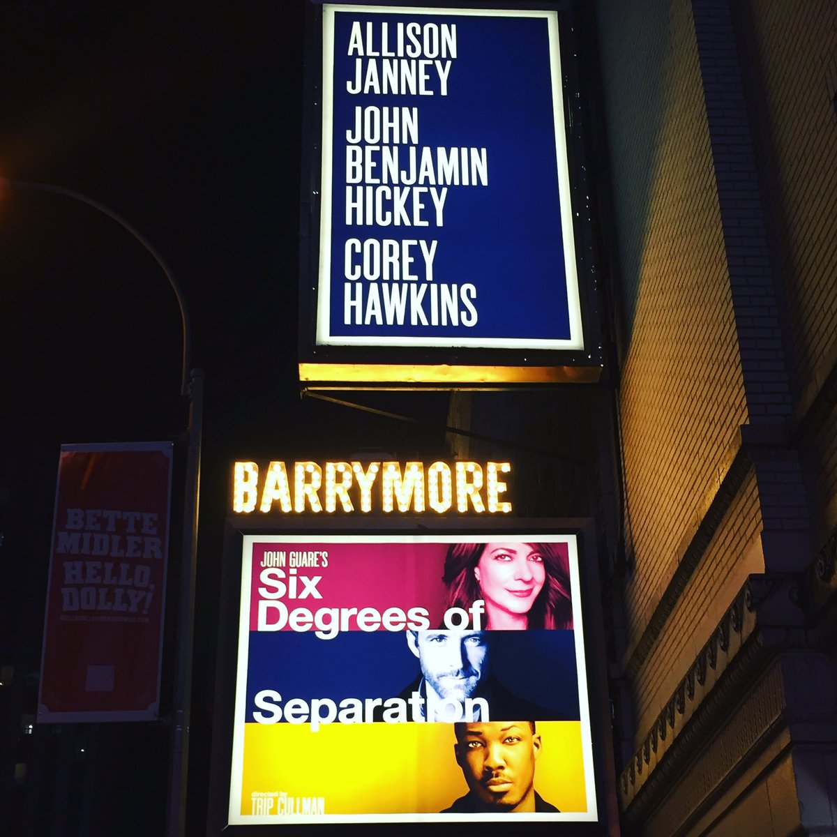shanagement's tweet photo. Congrats to the cast of @SixDegreesBway for an amazing production! #tgif #tonyweekend https://t.co/rFxElRDUw9
