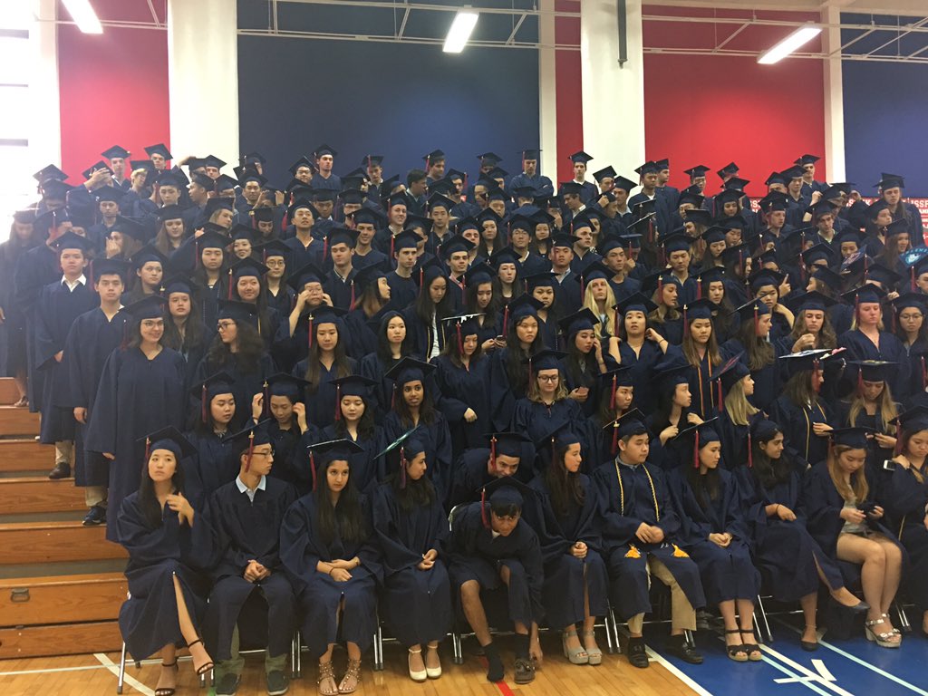HKIS graduation practice...nearly there, class of 2017!