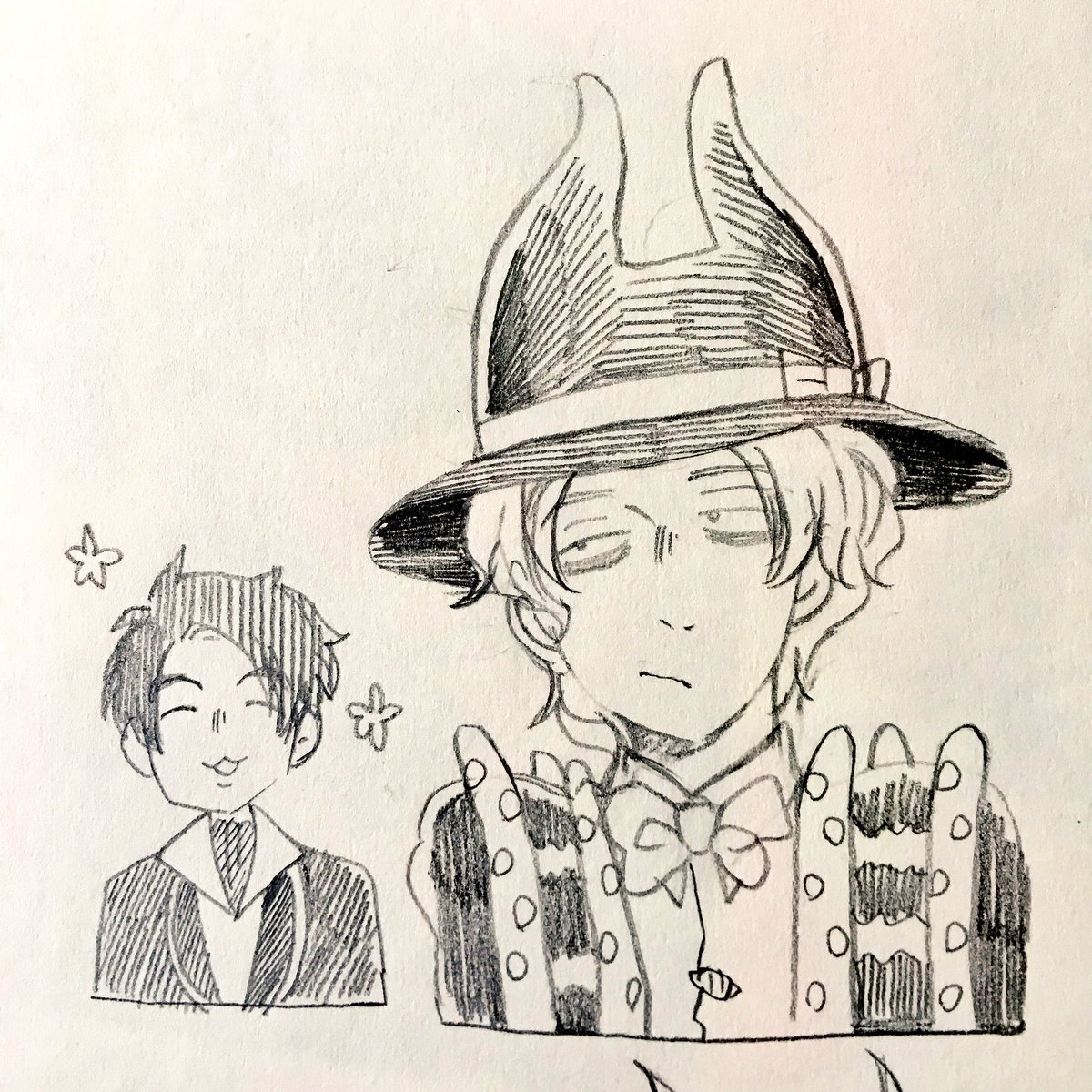 落書き2🐙と😈 