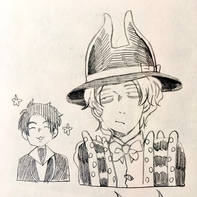 落書き2🐙と😈 