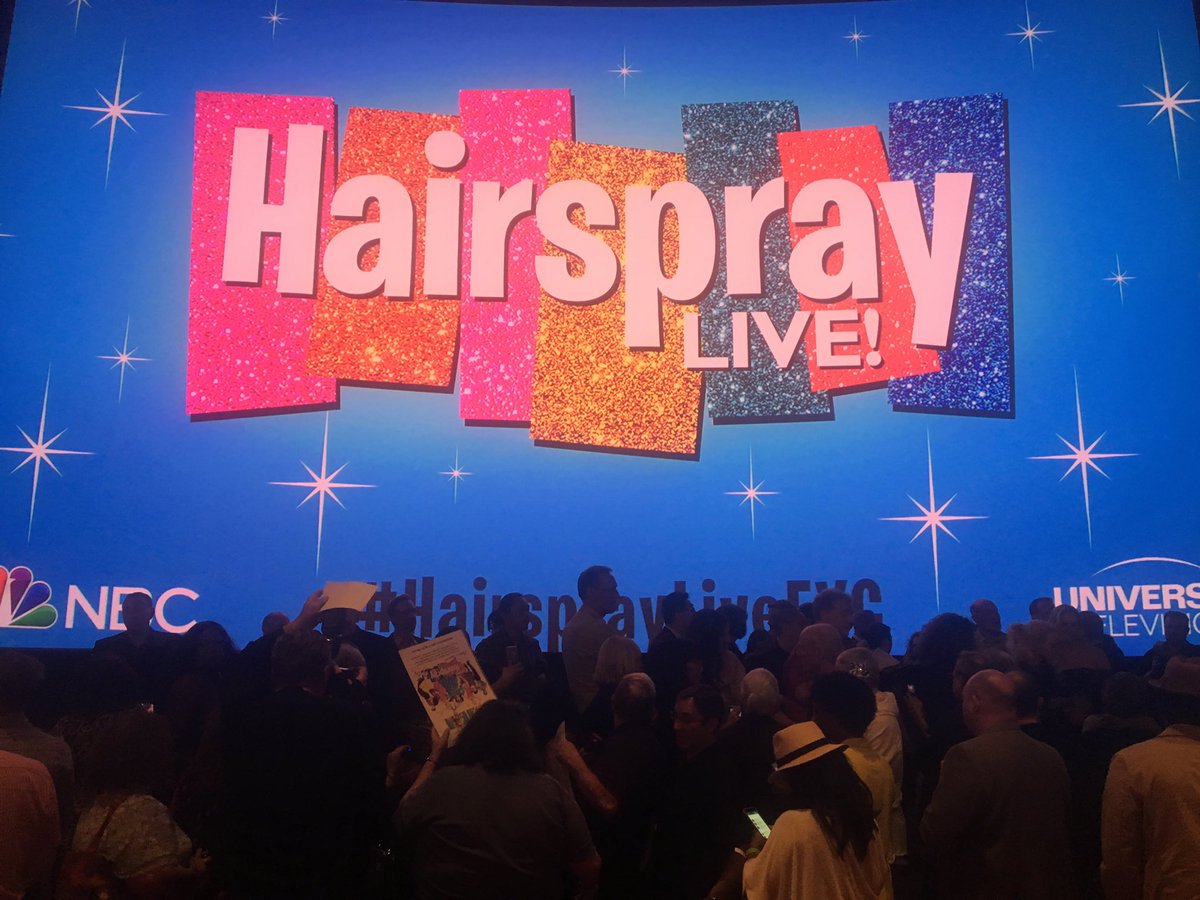 Thanks for joining the nicest kids in town for #HairsprayLiveFYC! 💖✨ #HairsprayLive