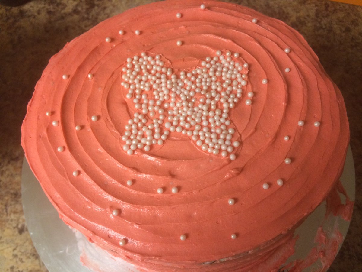 SkiBumSweets's tweet photo. Same cake, two ways. Rosette cake and swirl cake with pearls in the shape of a butterfly. #cake #cakedecorating #pink #yummy https://t.co/NkpeuB5u0K