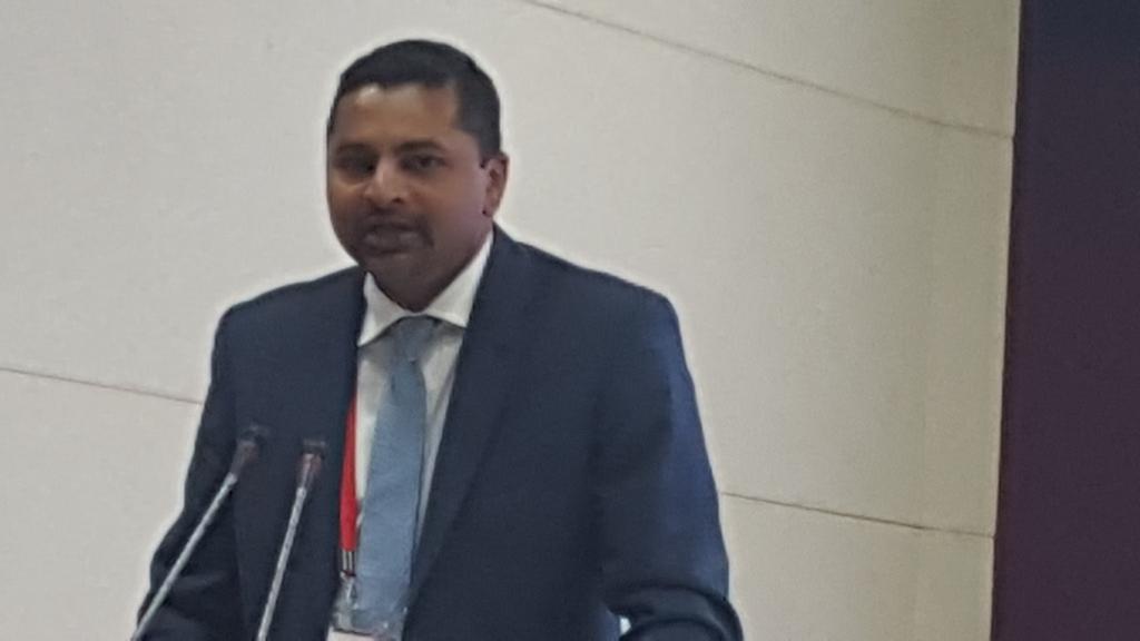 JamesStascavage's tweet photo. @ajaytnair wrapping up #ICSA17: the entire world of higher ed is in flux. Our leadership must be courageous and innovative. @NASPAtweets https://t.co/nFox8t9AQQ