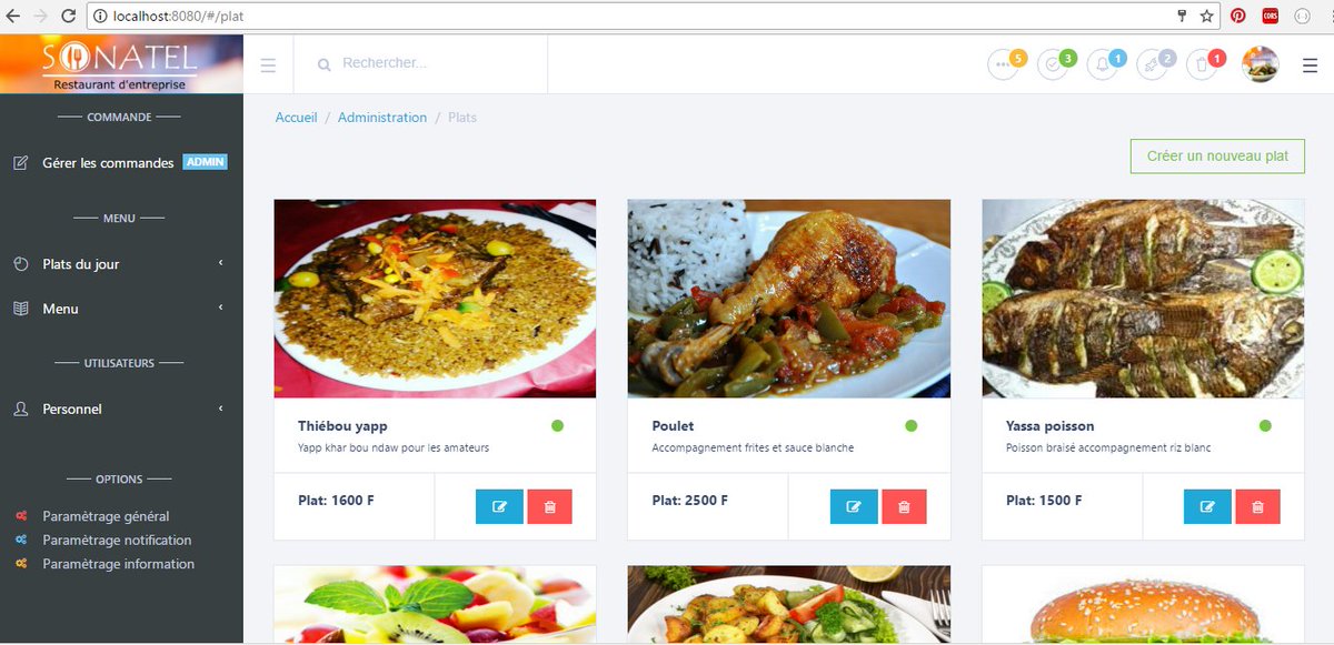 moussadiall0's tweet photo. Et pour finir, mon préféré, la gestion des menus #OneDayApp https://t.co/53Djc1Ut86