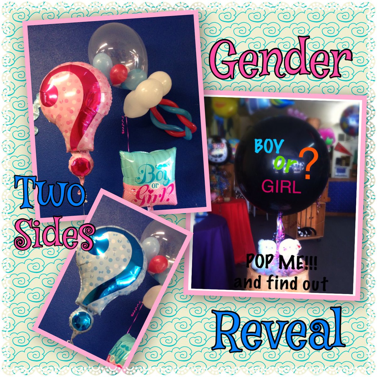 #GenderReveal #balloons