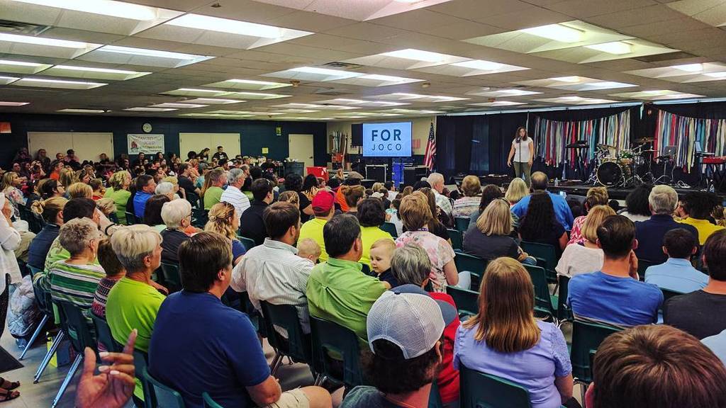 kirkhagan's tweet photo. What did you miss if you missed #campjoco? Just about 200 folks worshipping Jesus and growing together. #forjoco https://t.co/hEkgzye6zh https://t.co/JBfC3qXX0x