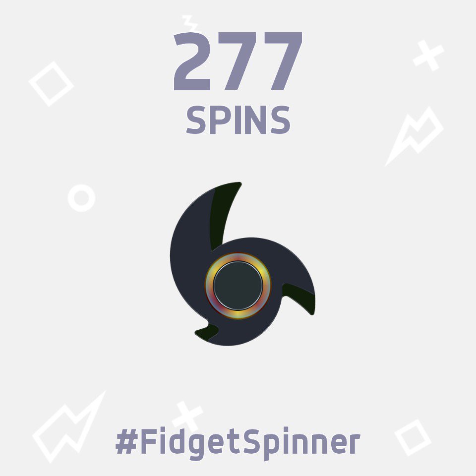 I've just scored 277 spins in this new #FidgetSpinner game! itunes.apple.com/app/finger-spi… Can you beat me?b