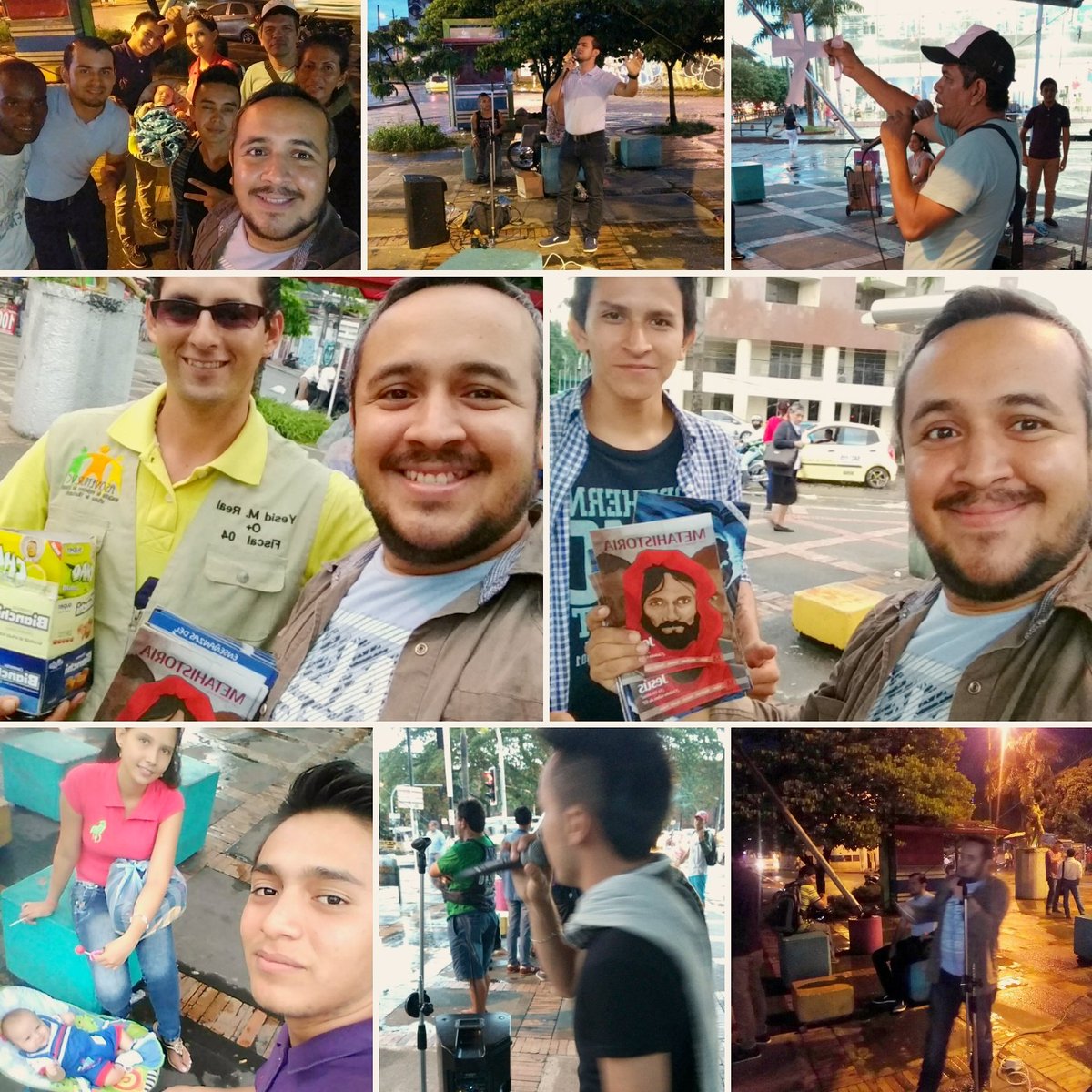 TodosParaUnoCol's tweet photo. Hoy en el parque de los estudiantes compartiendo vida!! La vida de Cristo #AdoraciónPública #Evangelismo #TodosParaUno #IglesiaMóvil https://t.co/Eh4Qg7dmel