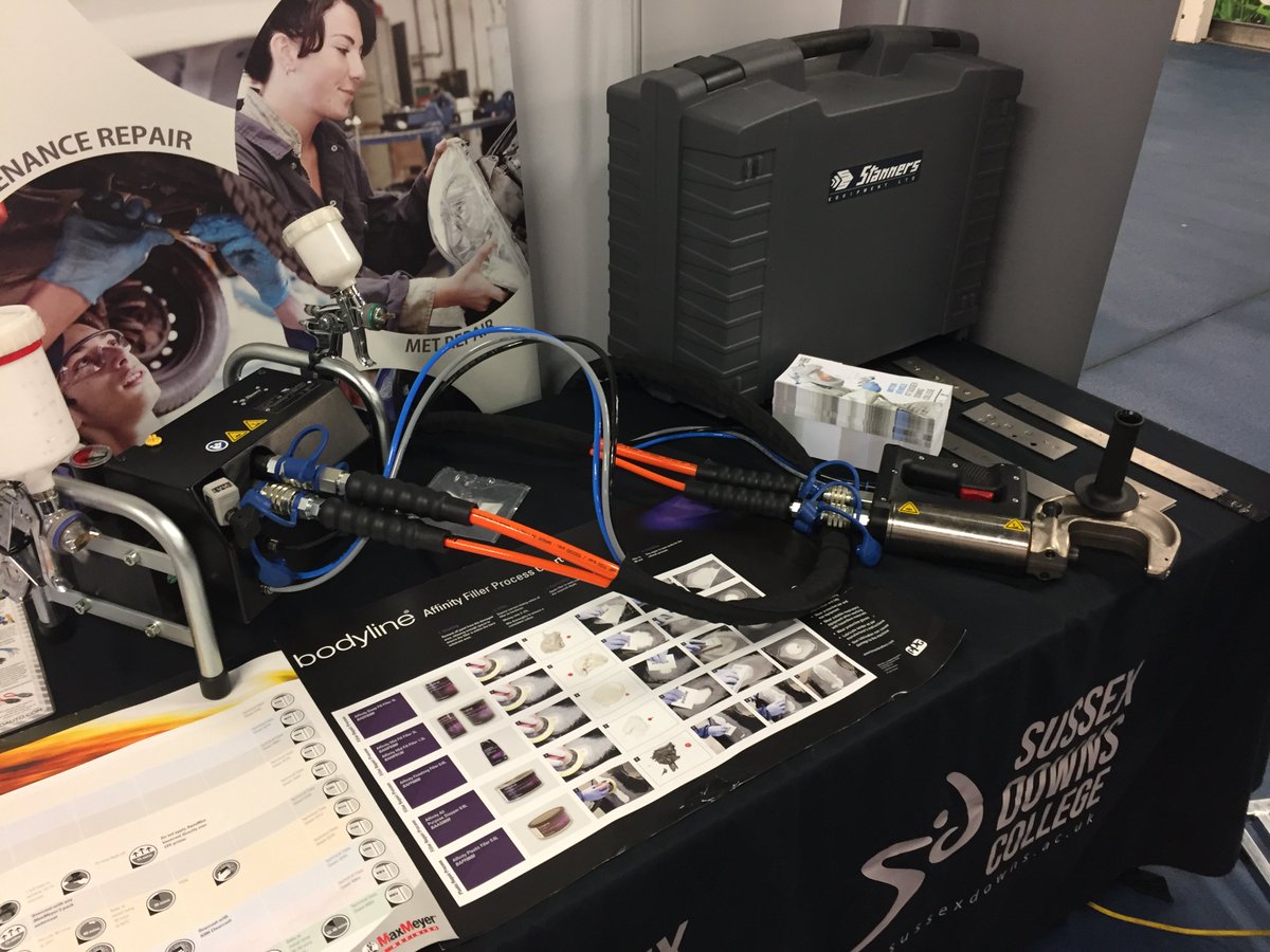 SDCMotorVehicle's tweet photo. What do you know about self piercing rivets systems in motor vehicle repairs? Come along to the Motor Show today or tomorrow &amp; find out https://t.co/CLHvHb8arD