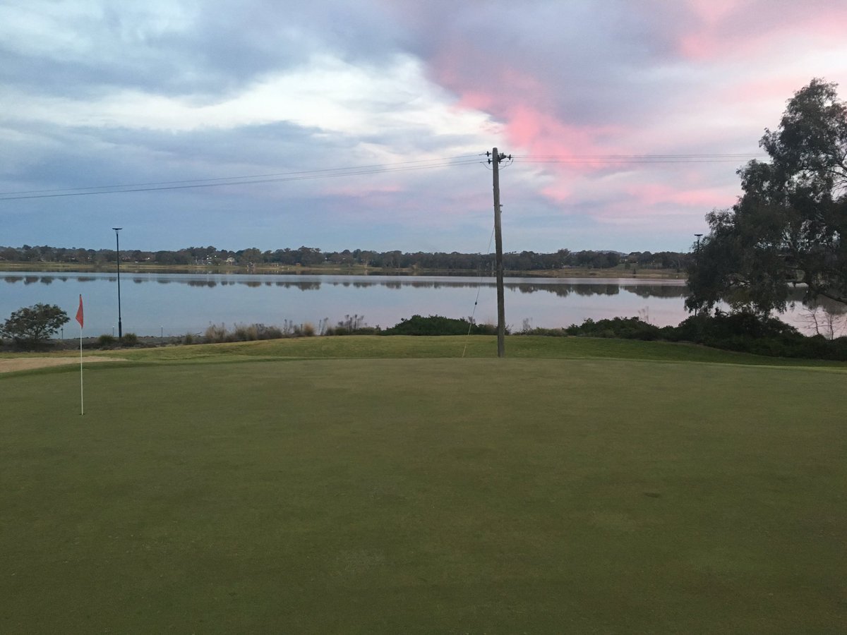 Saturday evenings overlooking Lake Albert! #greatdayforgolf