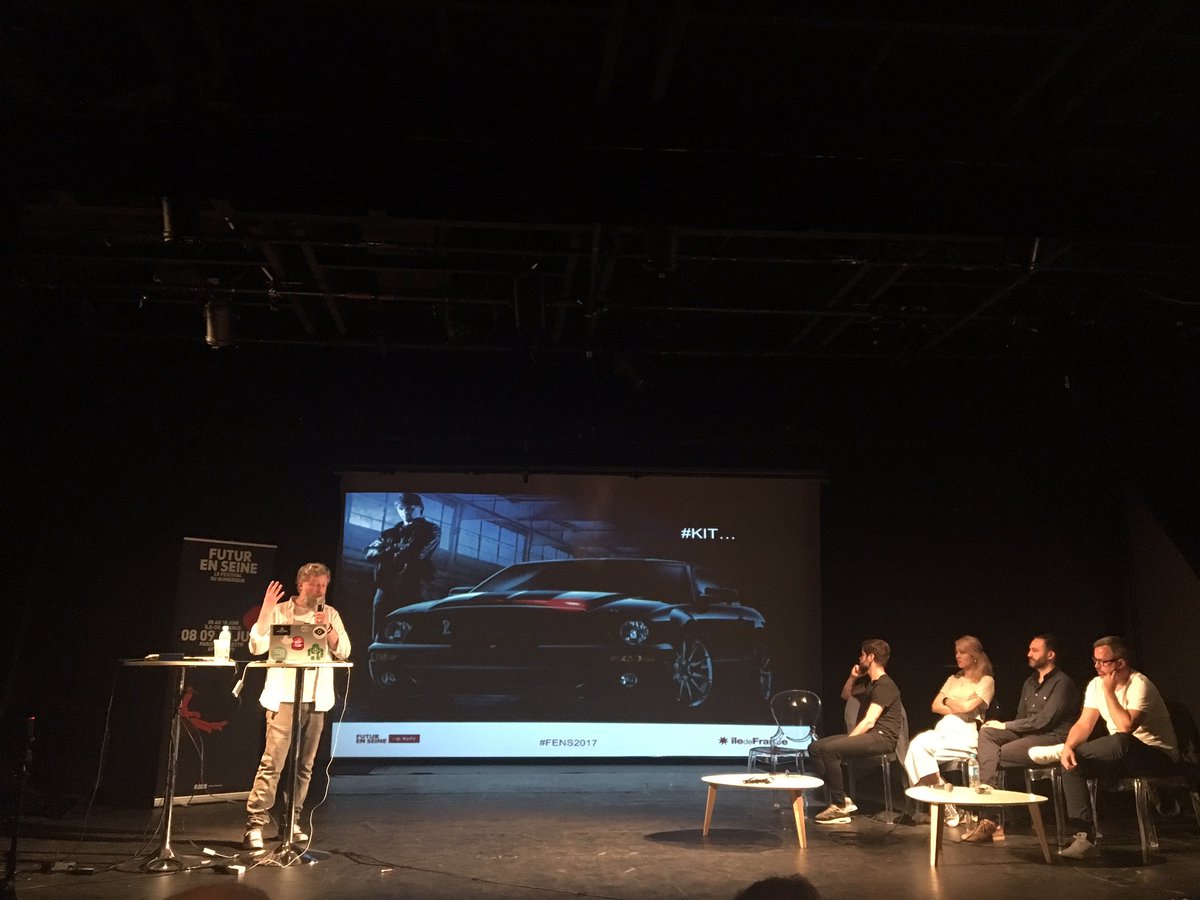 Eric Eide from <a href="/createch_tank/">Creative Tech Tank</a> the riot of AI , rock the stage of Futur en Seine #FES2017 #CreativeTechTank