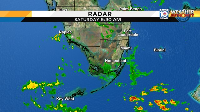 A stationary front is keeping skies in South Florida cloudy with showers this AM. Forecast high temp: 89° #Flwx https://t.co/raMss8tV4o