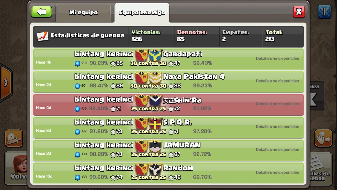 GamerSpainCOC's tweet photo. Conseguiremos nuestra victoria 250? Este es nuestro rival para finalizar la semana obligatoria de guerras 🔝🔝❌💣 https://t.co/hTldCiYYkD