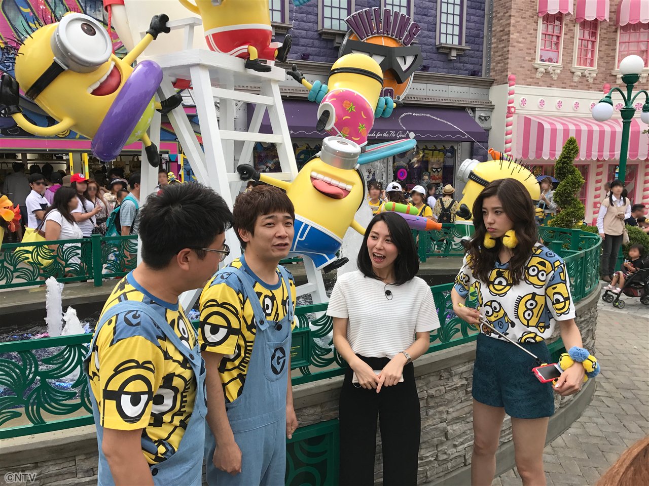 シューイチ Usjで銀シャリと朝比奈彩が大騒ぎ ミニオンパークや進撃の巨人も 鰻さん ずぶぬれです T Co Rkzmmjxrfx 9時半越え Usj ミニオン ミニオンコーデ 銀シャリ 朝比奈彩 杉野真実 シューイチ Shu1tv T Co