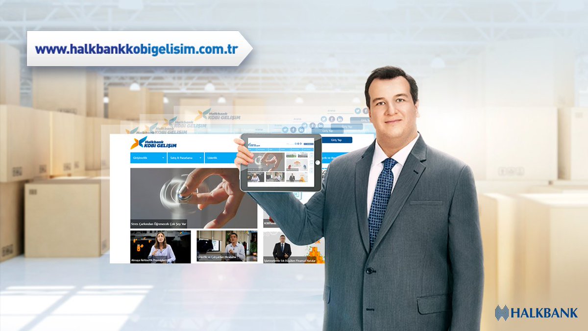 Halkbank's tweet photo. Şimdi en kolay şekilde işletmenize rehber olabilecek https://t.co/fDbXBSU1ZG 'ye üye olun, ihtiyacınıza en uygun çözümleri bulun. https://t.co/OLCKwKTK93