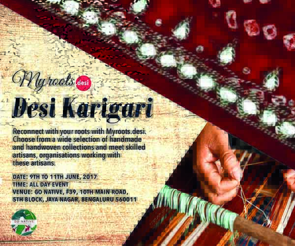 clintonranson's tweet photo. MyRoots exhibition happening on 9th -11th june at GoNative,Bangalore,Check👉https://t.co/Ya0LLTIAtT #DesiKarigari https://t.co/6uXfE1KPdw