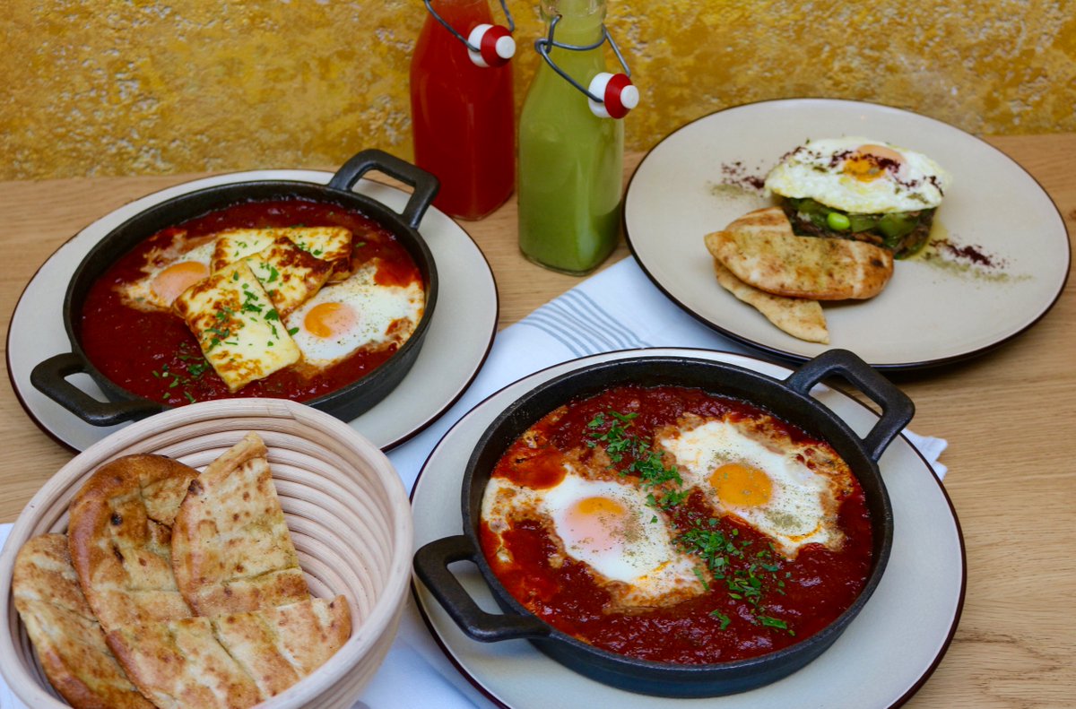 CeruLondon's tweet photo. BRUNCH is served and is the best #brunch ever! #Shakshuka #Halloumi #LambHash https://t.co/8RftOCedy6 Saturdays & Sundays 11am-5pm #weekend https://t.co/oLj2Zpk9U9