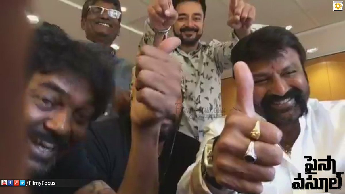 FilmyFocus's tweet photo. #PaisaVasool Team @purijagan @BhavyaCreations @PuriConnects 

#NBK101FirstLook #HappyBirthdayNBK #NBK101 #BalayyaBabu #BalaKrishna https://t.co/57uEU6JxMz