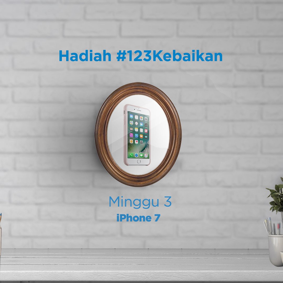 rumah123's tweet photo. Kamu berkesempatan untuk menangin iPhone 7, voucher MAP dan merchandise menarik dari @rumah123 https://t.co/uHpnPtikKH  #123Kebaikan https://t.co/uo3s29NrLN