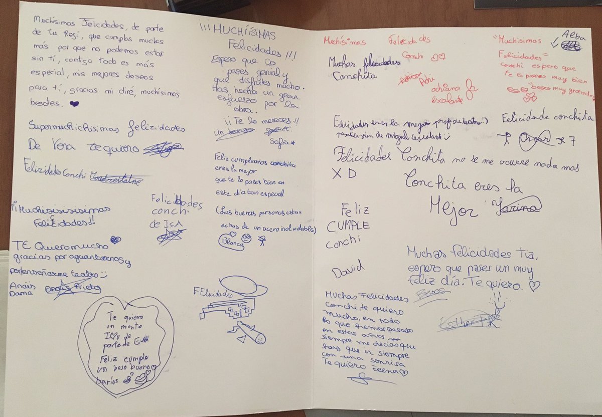 Muchas gracias a mis #Chuches y #Garabatos, mis niñas y niños de #teatroInfantil por este regalo tan chulo por mi cumple 😘 #LaDamaRobada