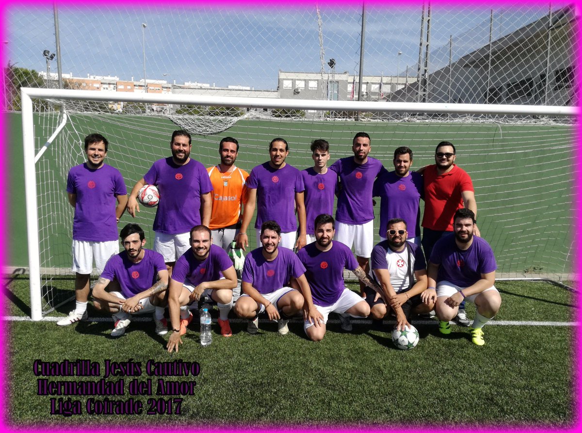 Cuadrilla de Jesús Cautivo <a href="/hdad_amorjerez/">Hdad del Amor, Jerez</a> 
Liga Cofrade 2017 <a href="/f7jerez/">F7Jerez - El Altillo</a> @amlasentenciaje 
Hermandad del Amor (Cautivo)  3  A.M Sentencia  3