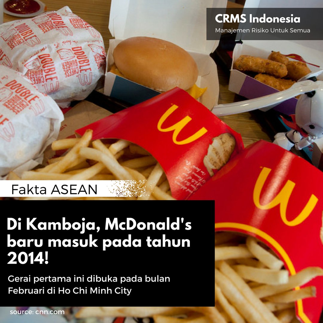 FaktaASEAN's tweet photo. Sebelum tahun 2014, hanya akan ditemukan KFC atau Lucky Burger jika kita ingin menyantap hidangan fast food di #Kamboja #ASEAN https://t.co/WJKya0H4tj