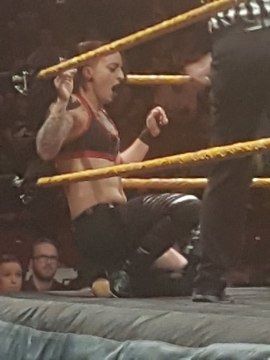 shaunthedj's tweet photo. @RubyRiotWWE @NikkiCrossWWE #nxtleeds https://t.co/NO87sww1Fc