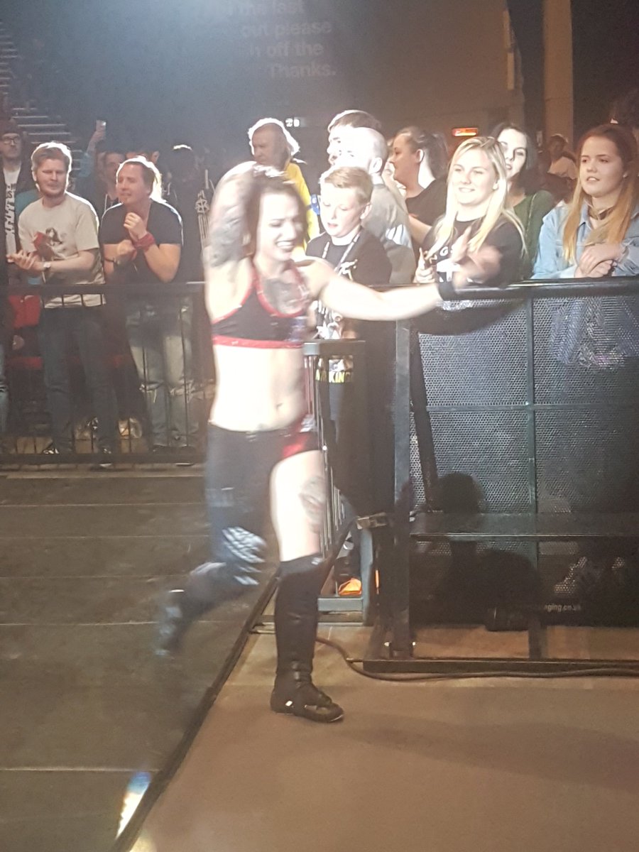 shaunthedj's tweet photo. @RubyRiotWWE @NikkiCrossWWE #nxtleeds https://t.co/NO87sww1Fc
