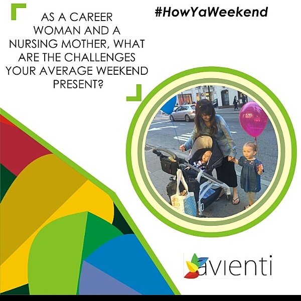 avienti's tweet photo. As a career woman and a nursing mother, what are the challenges your average weekend presents?
#AvientiTravelsLimited #HowYaWeekend https://t.co/SkrIcCTe6l