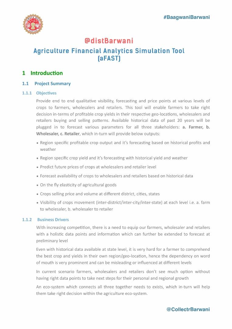 CollectrBarwani's tweet photo. .@CMMadhyaPradesh @distBarwani #aFAST
#baagvaniBarwani agriculture transformation PMKSY: https://t.co/DHvZtDbxOh https://t.co/NDYsvdRgqL