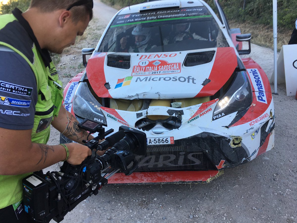 OpensTightens's tweet photo. #WRC #RallyItaliaSardegna SS9
What could have been a nightmare turned out to be only anecdotical
Well done @TGR_WRC's #Juho #Kaj
Pic #CClark https://t.co/YSc6zDPZ34