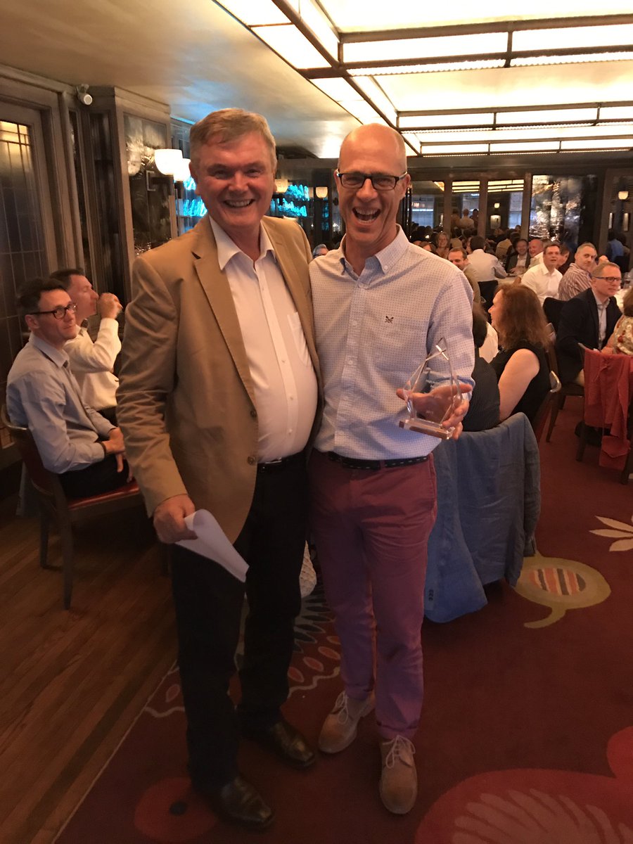 Well done Martin Gibbs @MartinGDafferns on winning the Mindshop UK High Achiever award for 2017. Accepted by Richard Miller #mindshopcon17