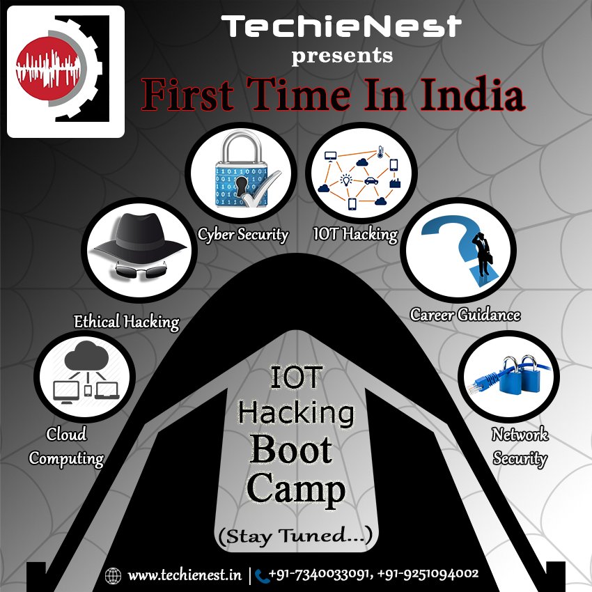 TechieNest's tweet image. Will #IoT_Boot_Camp be bigger than Brexit?
#TechieNest brings #IoT_Hacking_Boot_Camp First time ever in INDIA! 
Stick around to get update