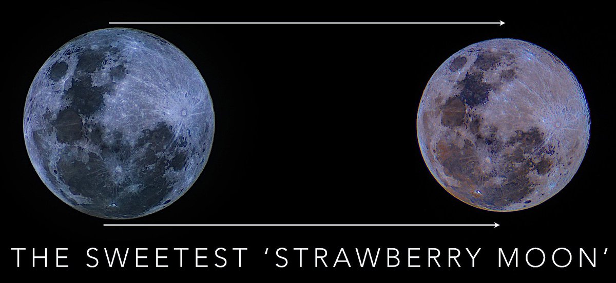 nazame's tweet photo. The Sweetest Strawberry Moon in Comparison!, fm JOHOR with Lots of ❤💙💛💜💚

#strawberrymoon #Comparison #missionmoon2017 https://t.co/1awF5uLfXQ