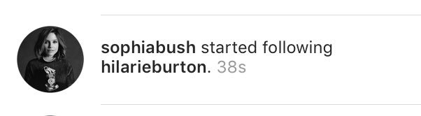 trulyoth's tweet photo. SOPHIA FOLLOWED HILARIE AHHH https://t.co/3x7TxS0AxF