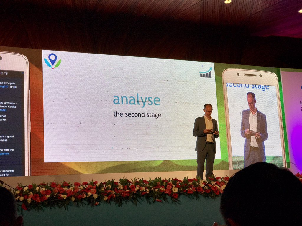 csramachandran's tweet photo. Explaining the science of #RevenueManagement #pierremarechal on stage #ICTT2017 #IndiaForBeginners @ictt2017 https://t.co/NYrbHXTGun