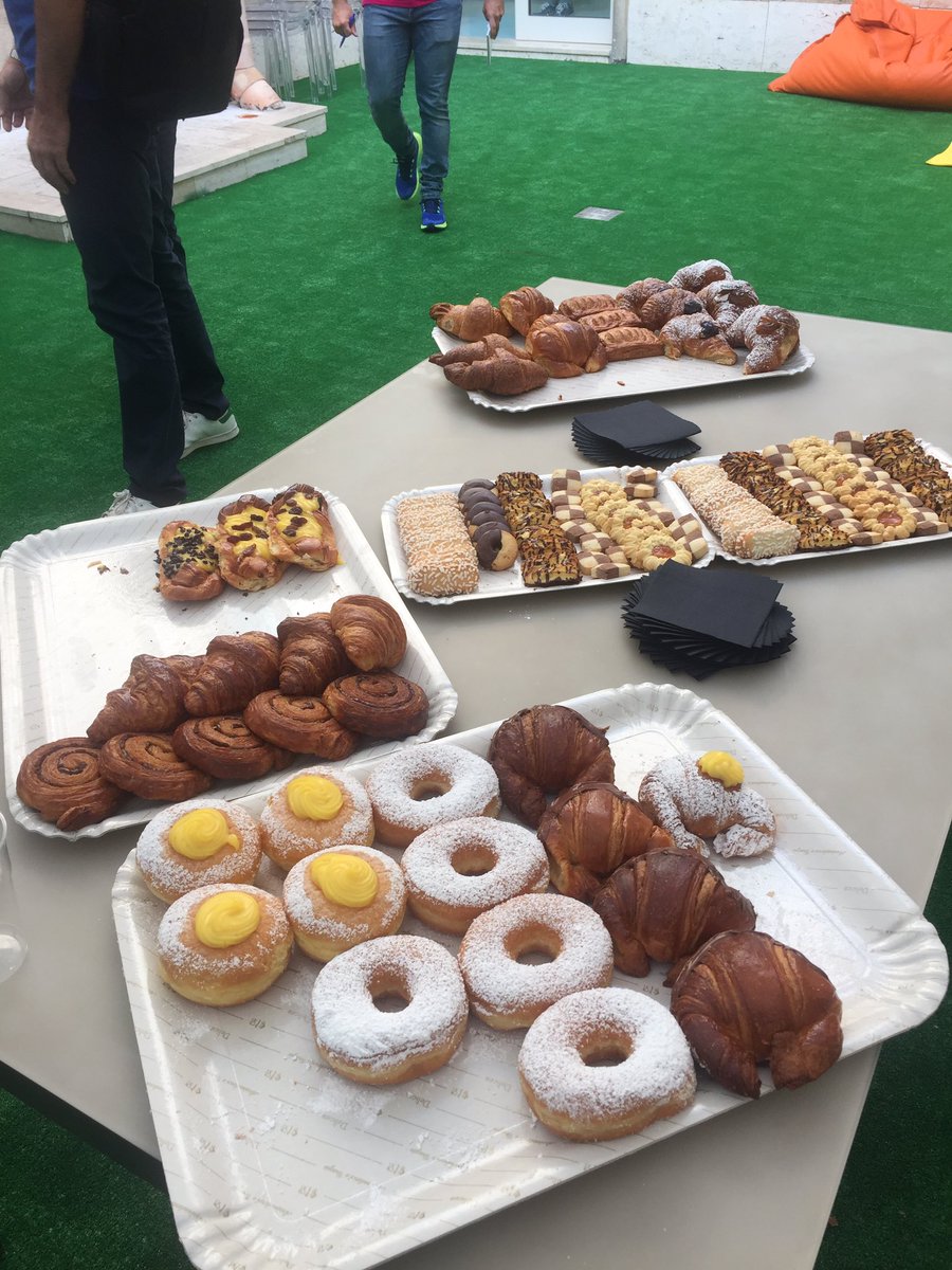 AntonioMusetti's tweet photo. #internationalhackathon #rome nice breakfast https://t.co/2B2Wado0xM