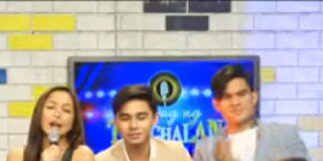ZeusKoDawnCebu's tweet photo. ZEUSKODAWN with @hashtag_mccoyd in the middle!! 

@dawnchangoffcl @iamzeuscollins 
#TNTKidsGrandFinaLs https://t.co/L0HbV930hq